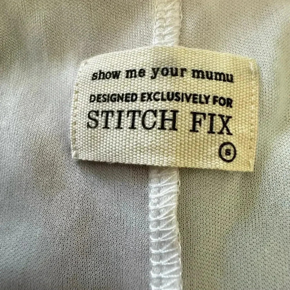 Show me your Mumu for Stitch Fix Floral Shift Trapeze Mini Dress Flowy Women’s S - Picture 5 of 6